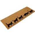 Doormat Coir Cats, 75x25.5cm