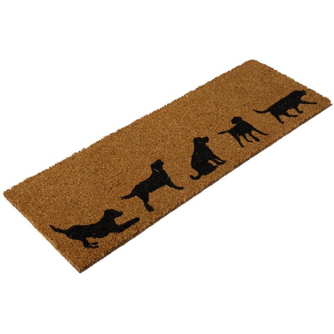 Придверный коврик Coir Dogs, 75x25.5cm