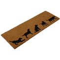Придверный коврик Coir Dogs, 75x25.5cm
