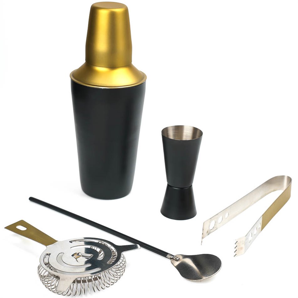 Cocktail set 5 pcs PETIT SALON, 18,5x14,5x14,5cm