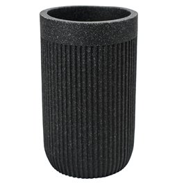 TUMBLER ARDOISE ONYX, H10,7xD7cm