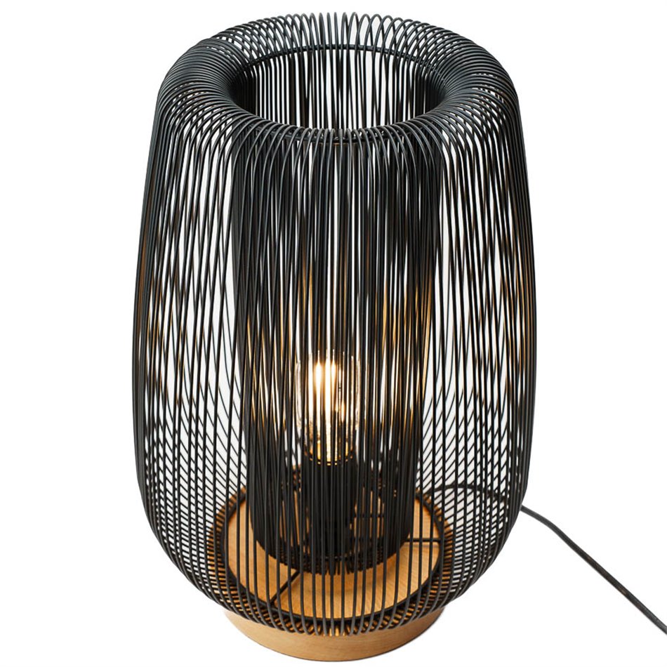 Table lamp  Noda, melna, H40.5cm