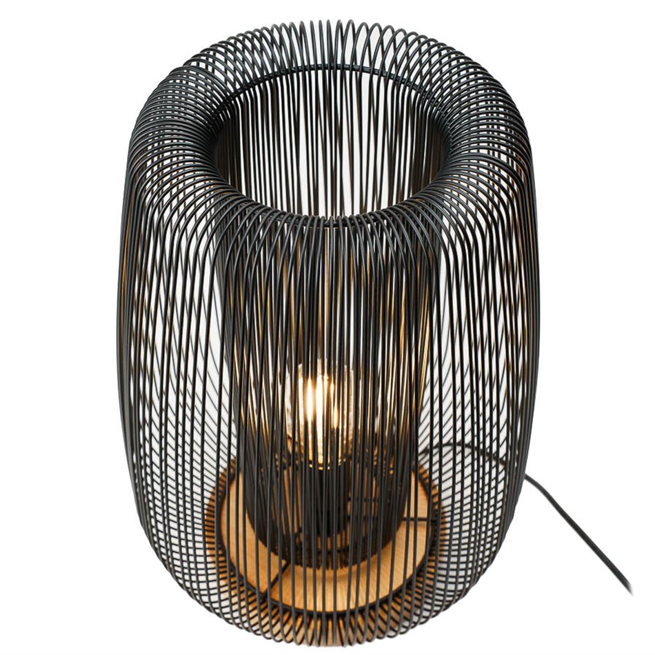 Table lamp  Noda, melna, H40.5cm