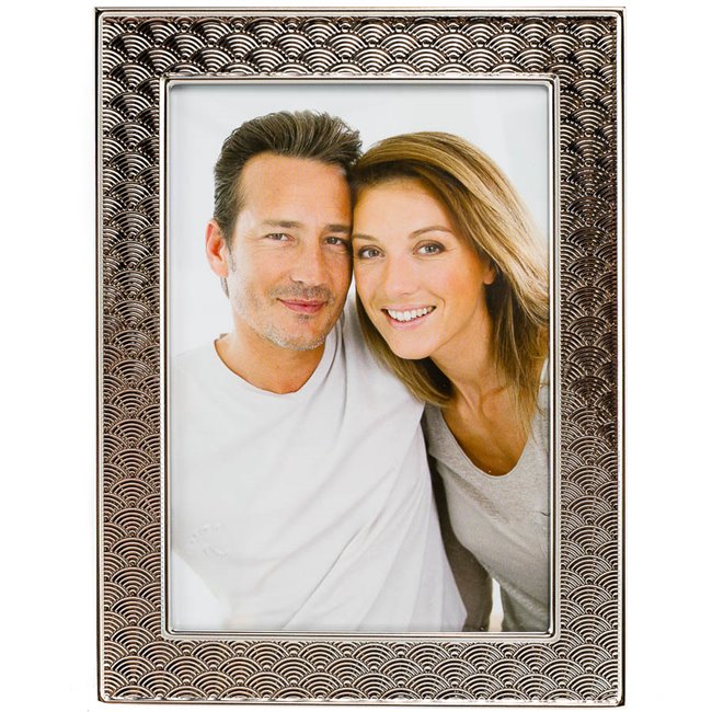 Photo frame Maisy, nickel (silver tone) steel, 13x18cm