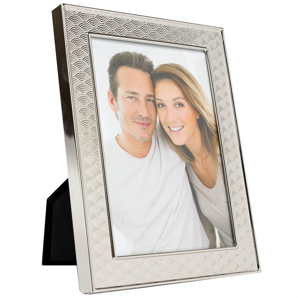 Photo frame Maisy, nickel (silver tone) steel, 13x18cm
