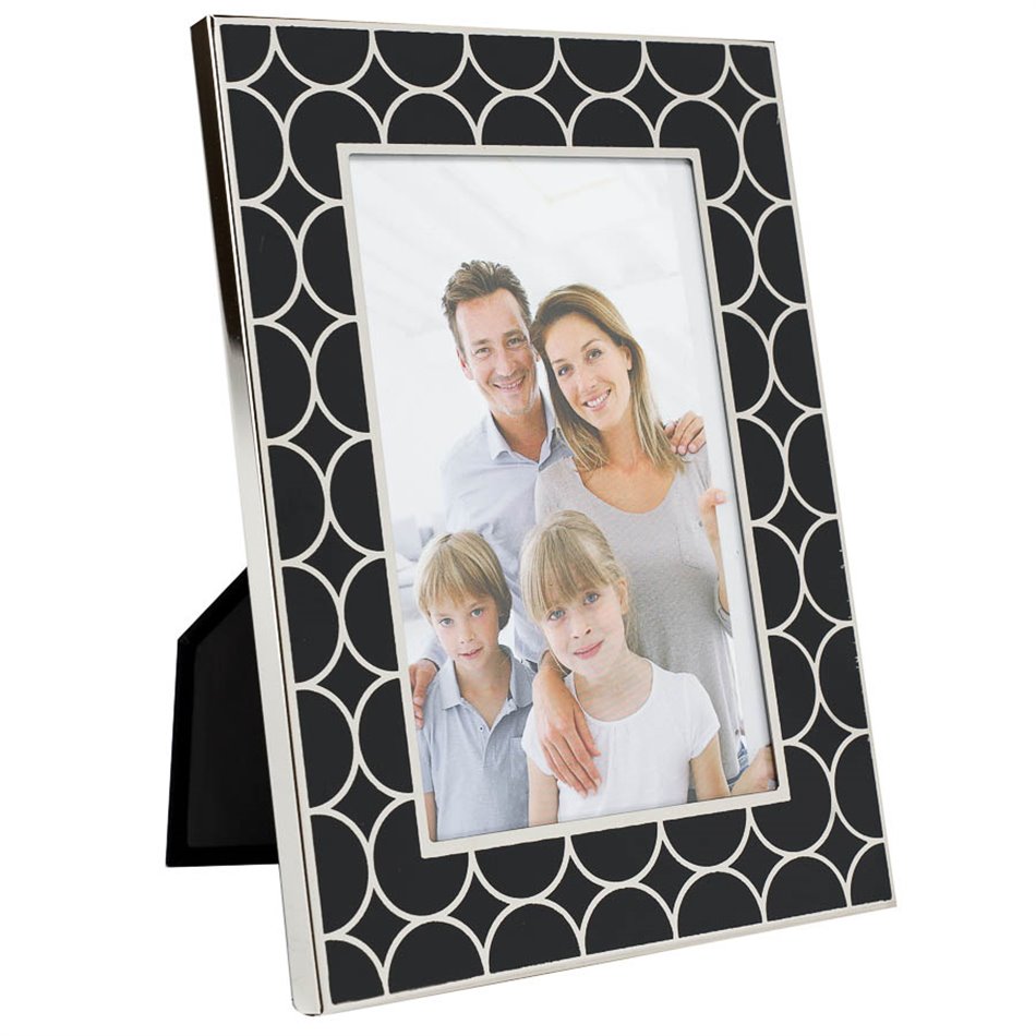 Photo frame Malborny, nickel (silver tone) steel