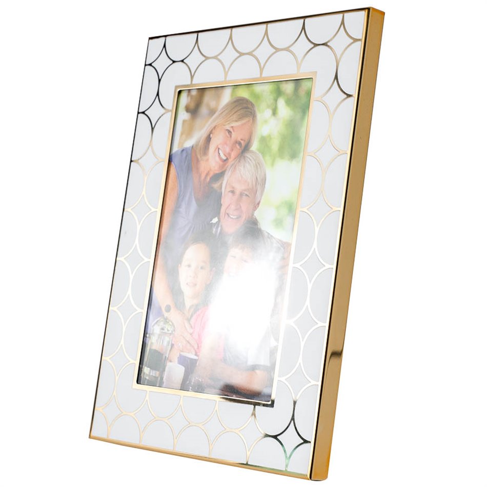 Photo frame Maldony, gold tone, steel, 10x15cm