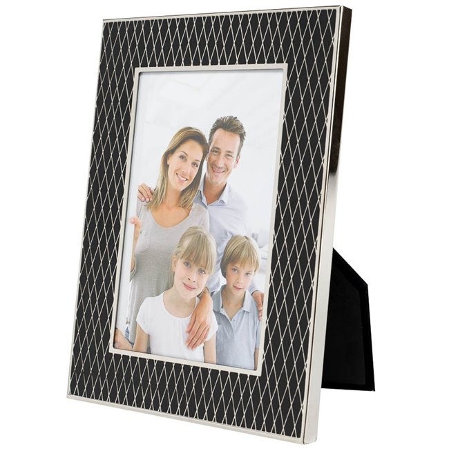 Photo frame  Maletto, nickel (silver tone) steel