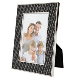 Photo frame  Maletto, nickel (silver tone) steel