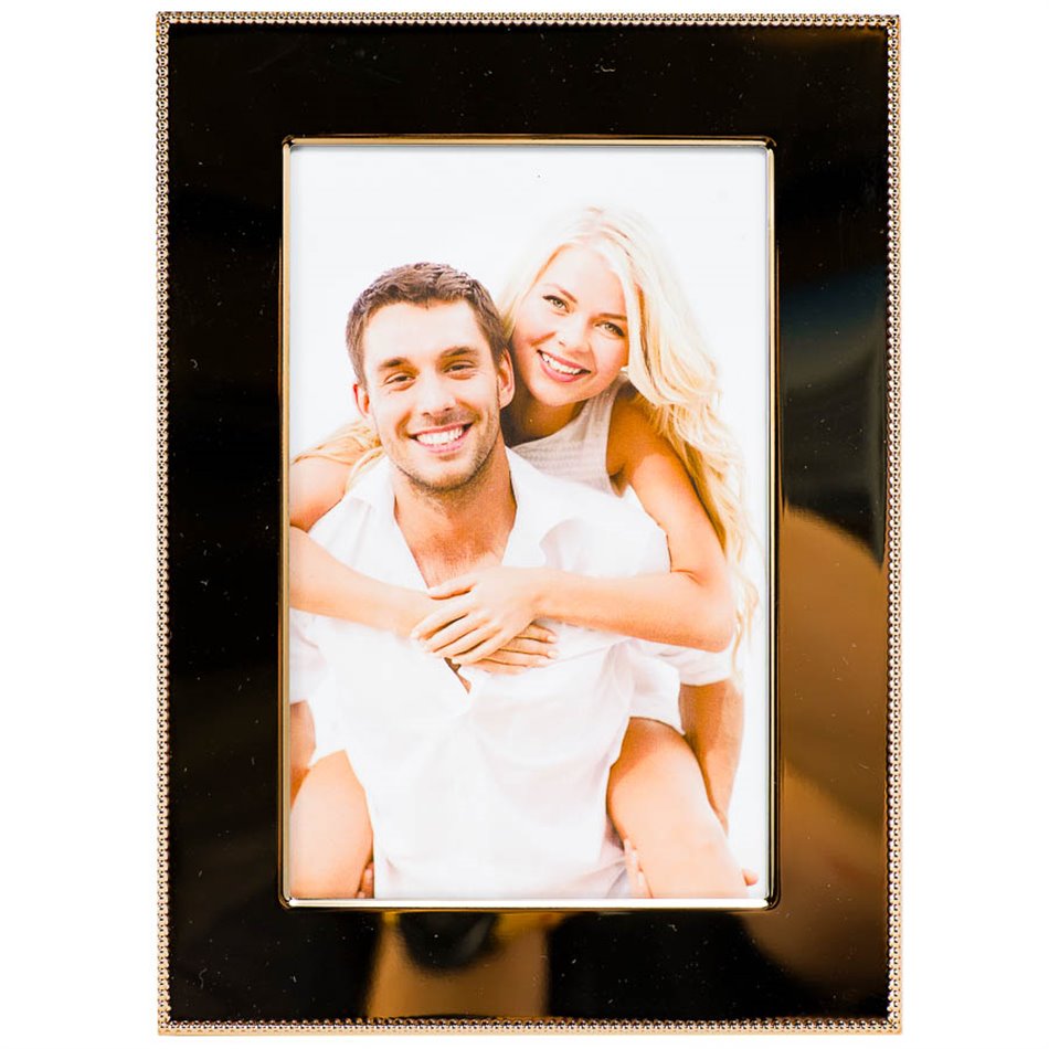 Photo frame Mallia, gold tone, steel, 10x15cm