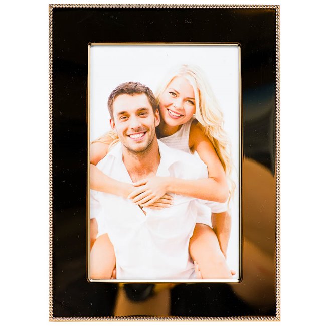 Photo frame Mallia, gold tone, steel, 10x15cm