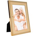 Photo frame Mallo GL, gold tone, steel, 10x15cm