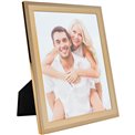 Photo frame Malounda, gold tone, steel, 20x25cm