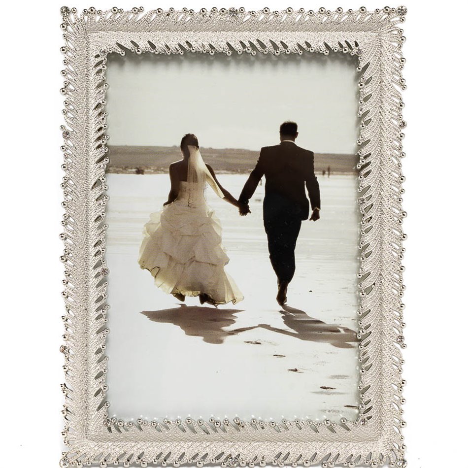 Photo frame Mango, nickel (silver tone) steel, 3x18cm   