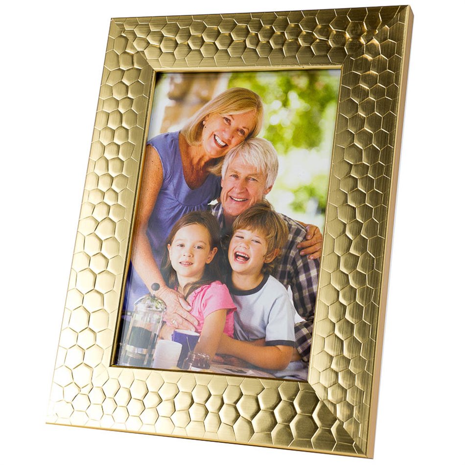 Photo frame Parelly 386, gold tone, 10x15cm