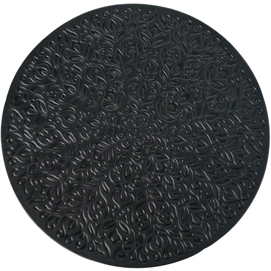 Placemat Acedo black, D38cm
