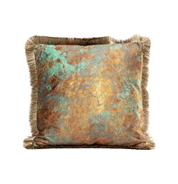 Decorative cushion Antique Fringe, 45x45cm
