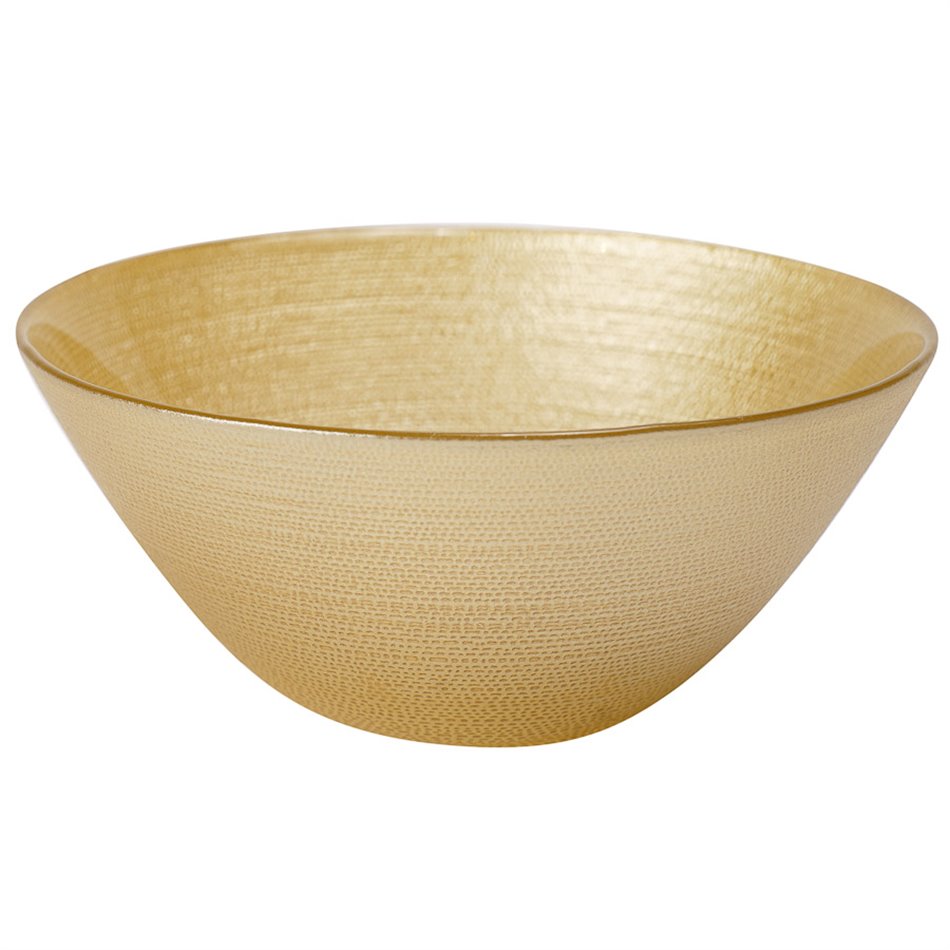 Small bowl Aurore, golden, D15cm