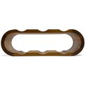 Acacia wood wine rack, 16x37.5x12cm