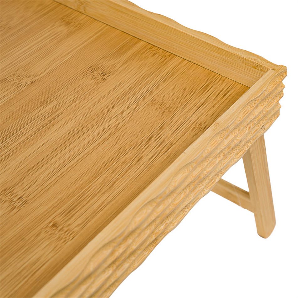Bed tray Breakfast club, bamboo, 50x30x5cm