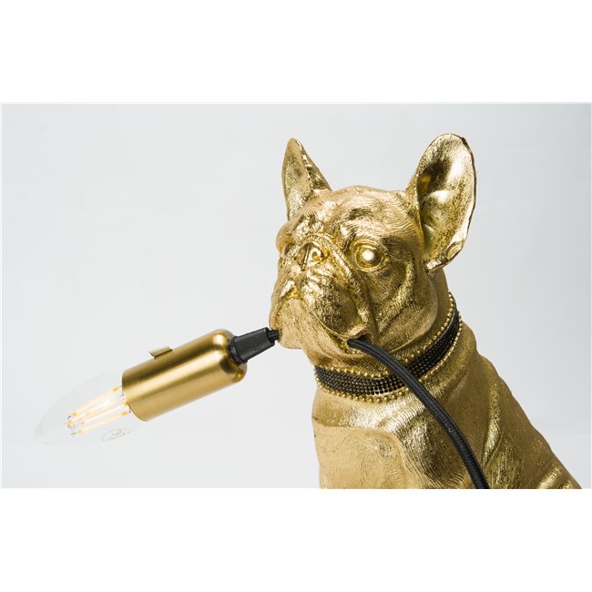 Decorative table lamp Dog with lamp, E14(40W) 25x15x29cm