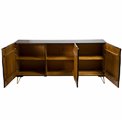 Sideboard Bailey 3D, mango wood, 75x38x160cm