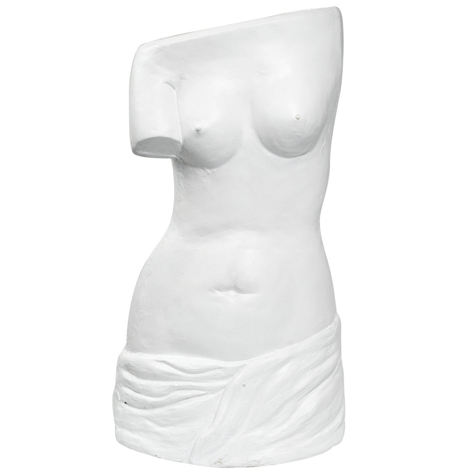 Umbrella stand Female body, white, 53x30x19cm