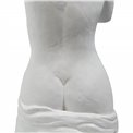 Umbrella stand Female body, white, 53x30x19cm