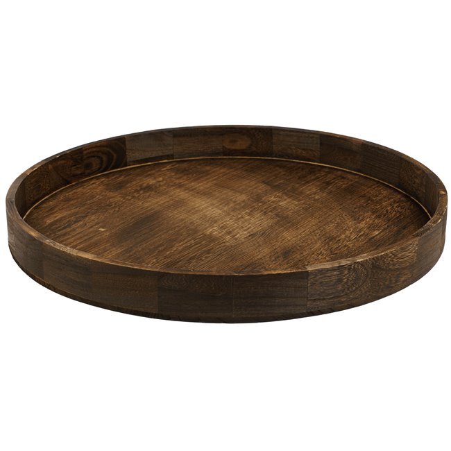 Tray L, wooden, brown, 6x61x61cm