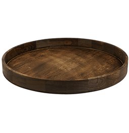 Tray L, wooden, brown, 6x61x61cm