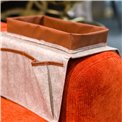 Armrest organizer, beige/brown, 22x32x18cm