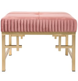 Bench  Madalena M, mauve, H36x48x35cm