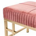 Bench  Madalena M, mauve, H36x48x35cm
