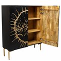 Cabinet Yalong Gold, mango wood,120x38x100cm