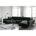Corner sofa Elarco Symmetrical, Loco 35, green, H90x362x191