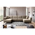 Corner sofa Elarco Symmetrical, Nube 20, light brown, H90x362x191
