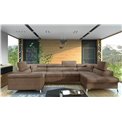 Corner sofa Elago R, Monolith 09, light brown, H88x208x43