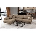 Corner sofa Elarde L, Marte 20, beige, H90x276x191