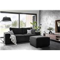 Sofa lova Elsilla , Loco 10, juoda sp., H96x260x104