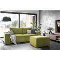 Sofa lova Elsilla , Loco 33, žalia sp., H96x260x104
