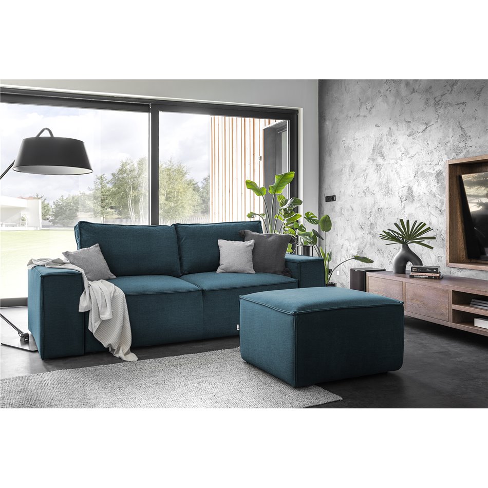 Sofa lova Elsilla , Nube 40, mėlyna sp., H96x260x104