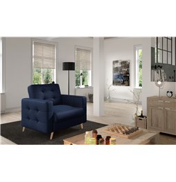 Кресло Elsgard , Monolith 77, синий, H88x105x92