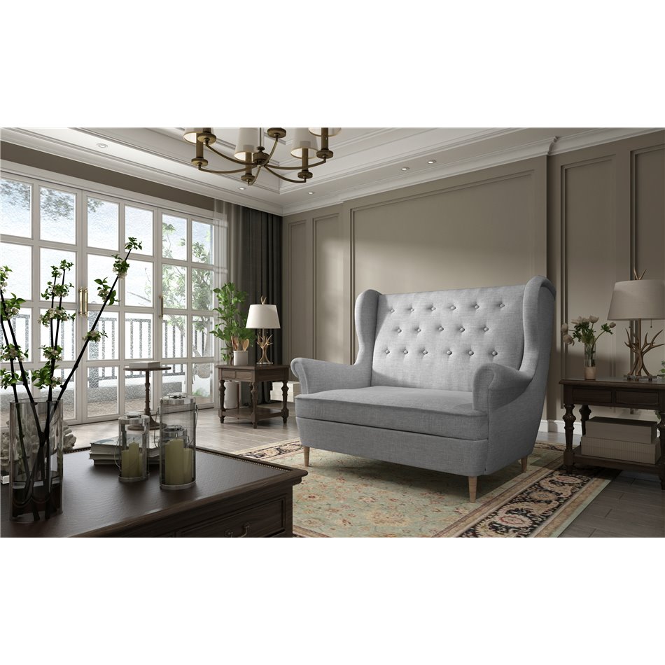 Sofa Elaros , Sawana 21, gray, H103x150x55