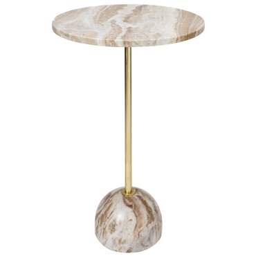 Šoninis staliukas Nema, marmuras, H58cm, D35.5cm