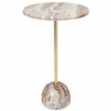 Side table Nema, marble, H58cm, D35.5cm