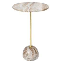 Side table Nema, marble, H58cm, D35.5cm