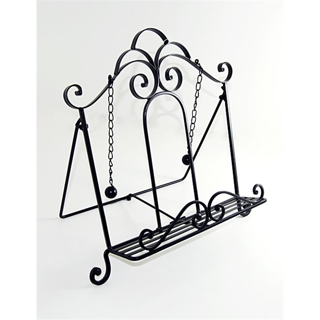 Bookholder Retro metal, black