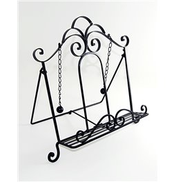 Bookholder Retro metal, black
