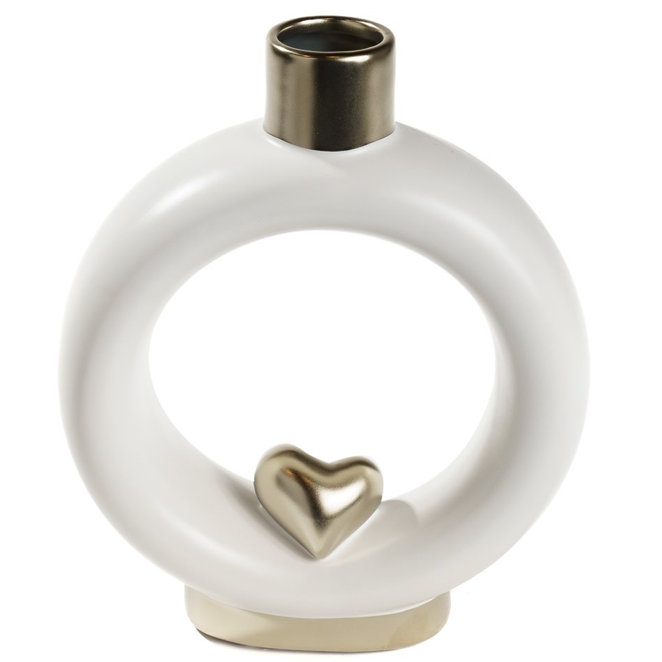 Vase Love, 6x17xH20cm