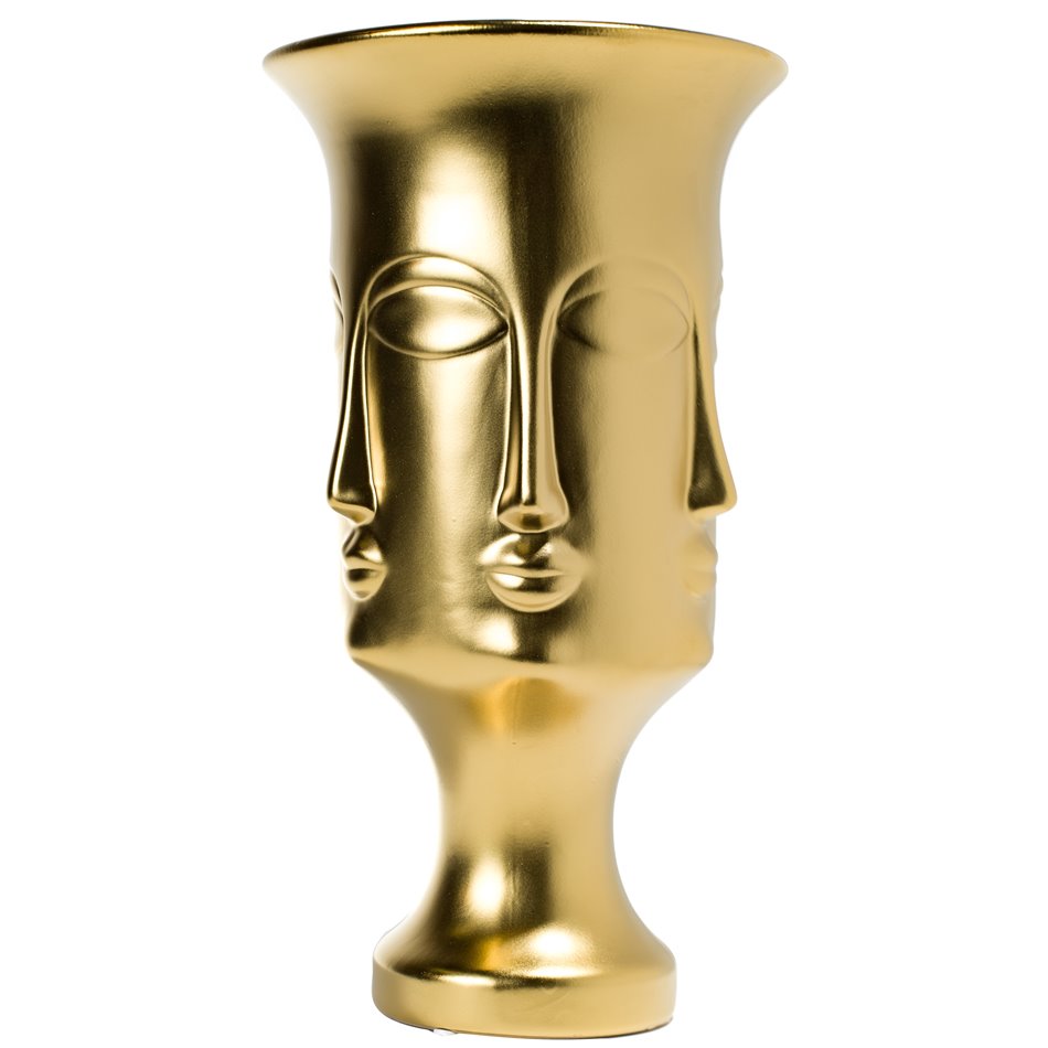 Vase Morella, gold, 19x19x35.6cm